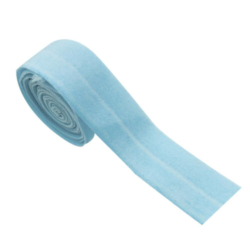 Elastic Flat Bias Binding Tape 2 cm x 10.9 yd Blue 1