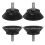 Exercise Equipment Mat Set 4 Pcs Anti-Slip Treadmill and 6
