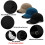 Vintage Baseball Cap Cotton Adjustable Twill 3 Pack 2