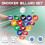 Mini billiards table balls set snooker pool 16 pcs 3