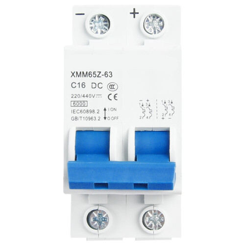 DC Circuit Breaker for PV Systems 2-Pole Solar Charge 1