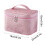 Kabnic Waterproof Toiletry Bag Pink Small 3