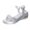Willtoo Women's Wedge Sandals Ankle Strap Open Toe Platform 3