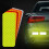 Car Rear Bumper Reflective Warning Strip Stickers 10 Pcs 5