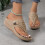 Willtoo Women's Orthopedic Sandals Wide Width Wedge Flip 6