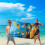 Beach Towel Lightweight Colorful Sandproof Multi-purpose 1 5