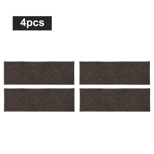 Antislip traptreden beige 28"x9" 15-delig polyester met TPE 1