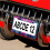 Abstract Purple Blue Metal License Plate Frames 2 PCS 5
