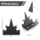 Security Fence Spikes Anti-Climb Wall Spikes 10-Pack 8