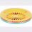 Barbecue Plate Plastic Party Dinner Plate Yellow 1 Piece 6