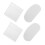 Clay Scraper Tool Stainless Steel Serrated Ribs 4pcs 7