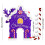 Gingerbread House Mini Golf Set with 6 Balls 4