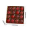 Red Sparkling Christmas Ball Set Plastic 12 pcs 3