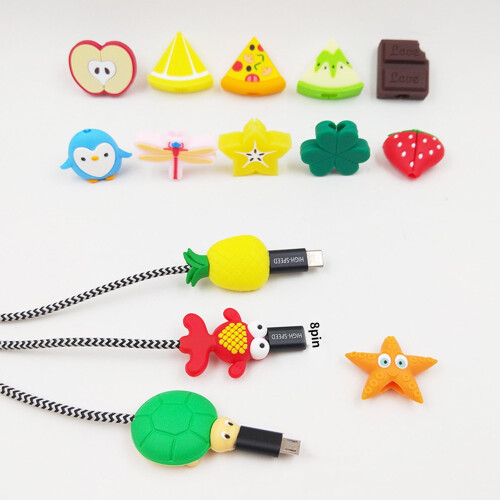 Data Cable Protective Case Universal Eco-Friendly Cartoon 2