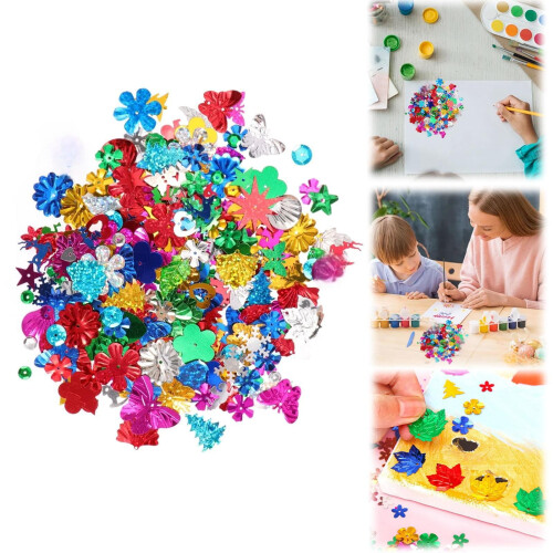 Loose Mixed Sequins for Crafts and DIY Embellishments 1