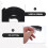 Black Window Door Sealing Tape Foam 1 Roll 3