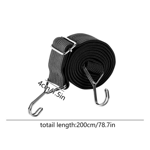 Heavy Duty Adjustable Truck Tie-Down Strap 78.7 in with 2
