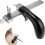 Professional Leather Strip Cutting Tool compatible with Sharp Leather Strap Cutter, Adjustable DIY Hand Tool with 1 Blade 2
