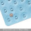 Non-Slip Bathtub Mat Rubber Grey with Suction Cups 5