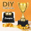 Golden Trophy Award Plastic Party Decoration 1pc 2