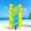 Serviette de plage en microfibre absorbante à séchage rapide 90 x 180 cm 5