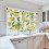 Lemon Fruit Kitchen Curtains Set of 3 52x24 Inch 5