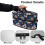 Hibiscus portable steamer travel organizer polyester case 5