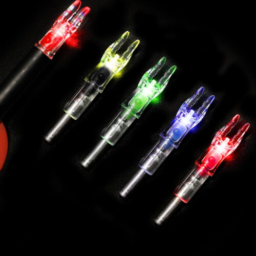 LED Lighted Arrow Nocks for Bows, 12 Pack 2