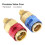 R134A AC high-low quick connector adapter set 2 pcs 3