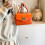 Dames schoudertas van PU-leer met strikdesign (1 stuk) 7
