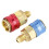 R134A AC high-low quick connector adapter set 2 pcs 4