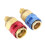 R134A AC high-low quick connector adapter set 2 pcs 7