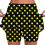 Women's athletic skort with pockets yellow 5