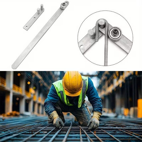 Manual Rebar Bender Adjustable DIY Tool 360 Rotation 1