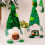 St. Patrick's Day gnome plush doll with lights green 4