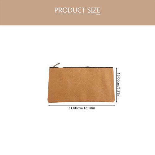 Small Multi-Functional Canvas Tool Bag for Men 2Pcs 12.2x6.3in 1