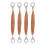 4pcs Car Anti Static Strips Automobile Ground Strap Vehicle Ground Strap Ground Wire 5