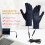 Heated Knitting Gloves USB Rechargeable 1 Pair 5