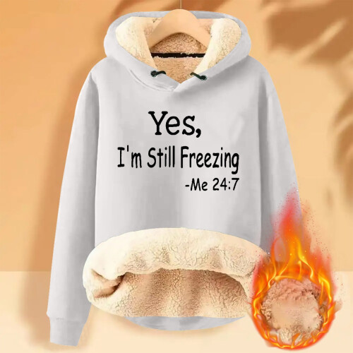 Sherpa Fleeceforet Hættetrøje Vintertermo Pullover 1