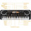 Digital Piano Keyboard 61 Keys with Microphone for Beginners 5