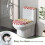Ensemble de housse de toilette élastique à motif popcorn (1 pièce) 4
