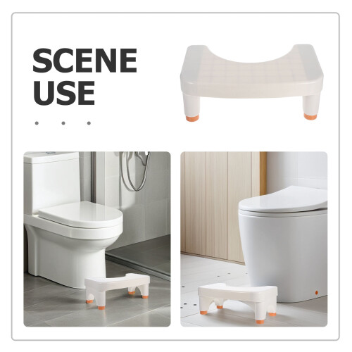 Plastic Potty Stool Adjustable Height for Adults 2