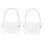 White lace flower girl baskets with silk lining 2-pack 4