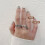 Smiley Face Chain Ring S925 Sterling Silver 3