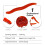 Soft Fishing Lures Artificial Maggots 50 Pcs 7