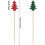 Christmas Tree Toothpicks Red Green 100PCS 8