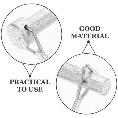 Trailer Safety Pin Heavy Duty Spring Loaded 2 Pcs 2