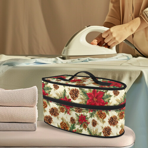 Poinsettia Garment Steamer Organizer Bag 1
