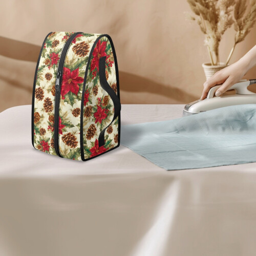 Poinsettia Garment Steamer Organizer Bag 2