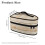 Handheld Garment Steamer Case Durable Wood-Texture Carrying 6